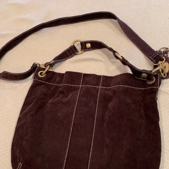 Fossil Shoulder Bag in Chocolate Brown - Picture 4 of 8
